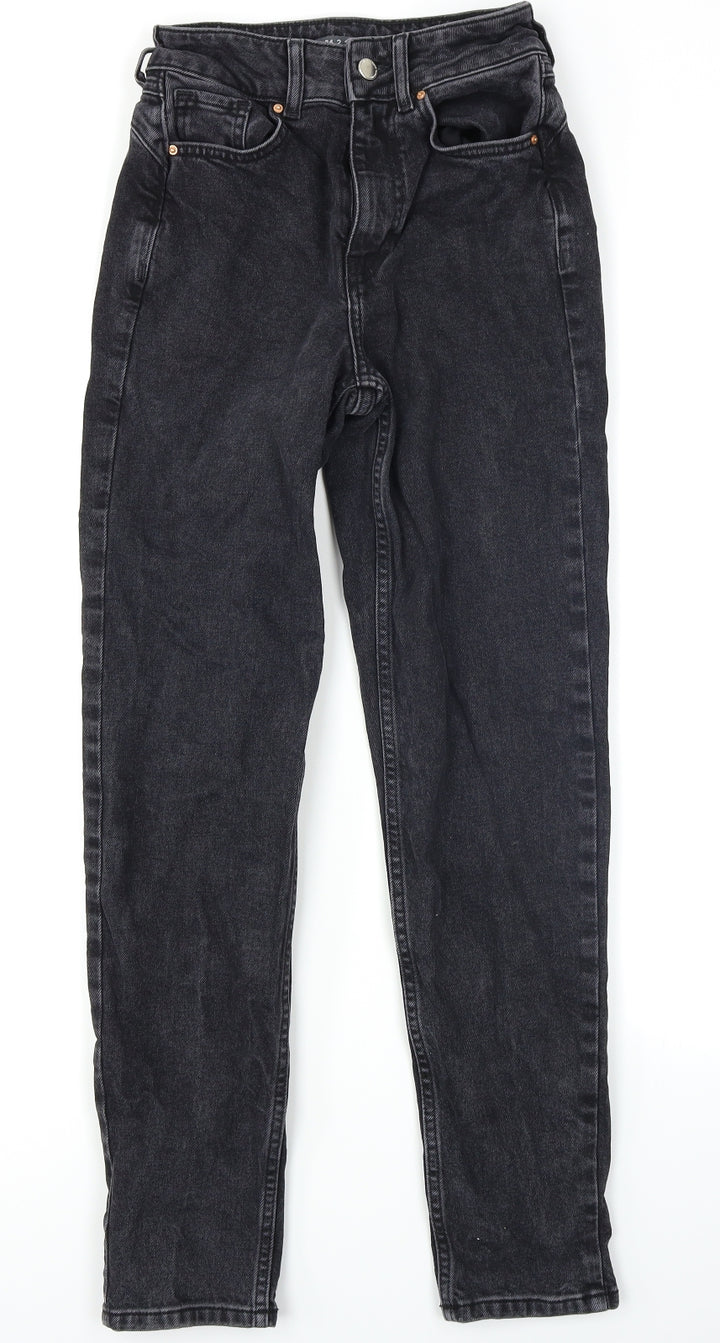 Denim Co Womens Black Denim Skinny Jeans Size 6 L27 in