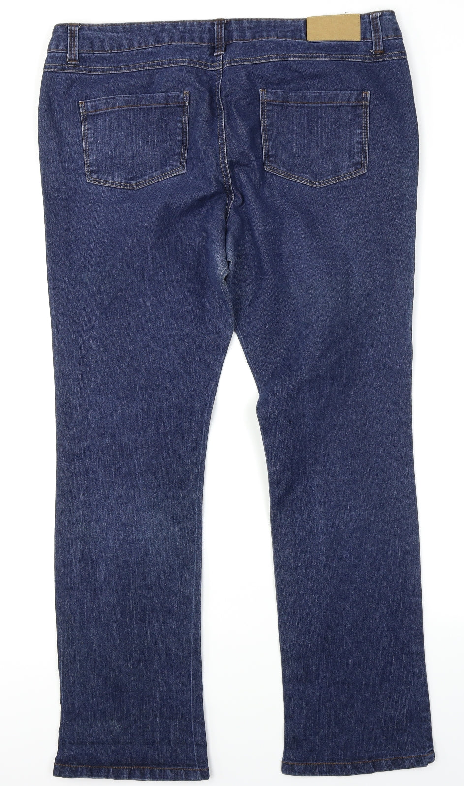 Dorothy Perkins Womens Blue  Denim Bootcut Jeans Size 14 L27 in