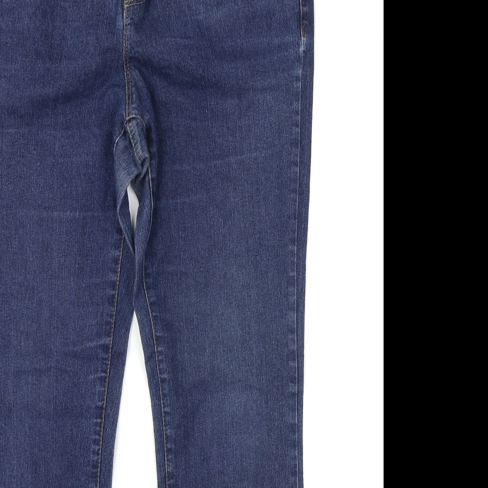 Dorothy Perkins Womens Blue  Denim Bootcut Jeans Size 14 L27 in
