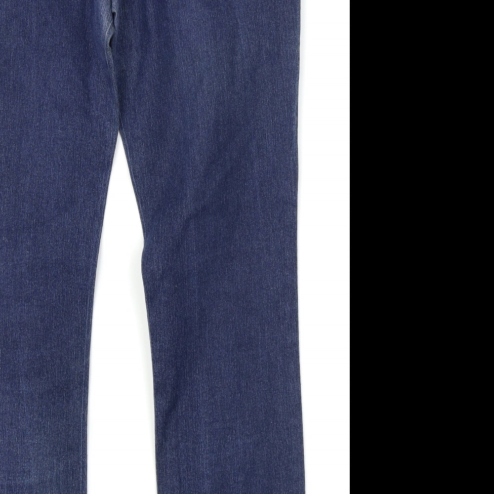 Dorothy Perkins Womens Blue  Denim Bootcut Jeans Size 14 L27 in