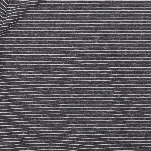 TU Womens Grey Striped  Basic T-Shirt Size 16