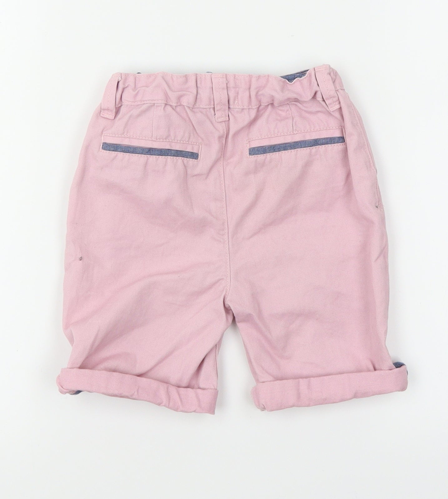 Denim Co Boys Pink  Denim Cargo Shorts Size 2-3 Years