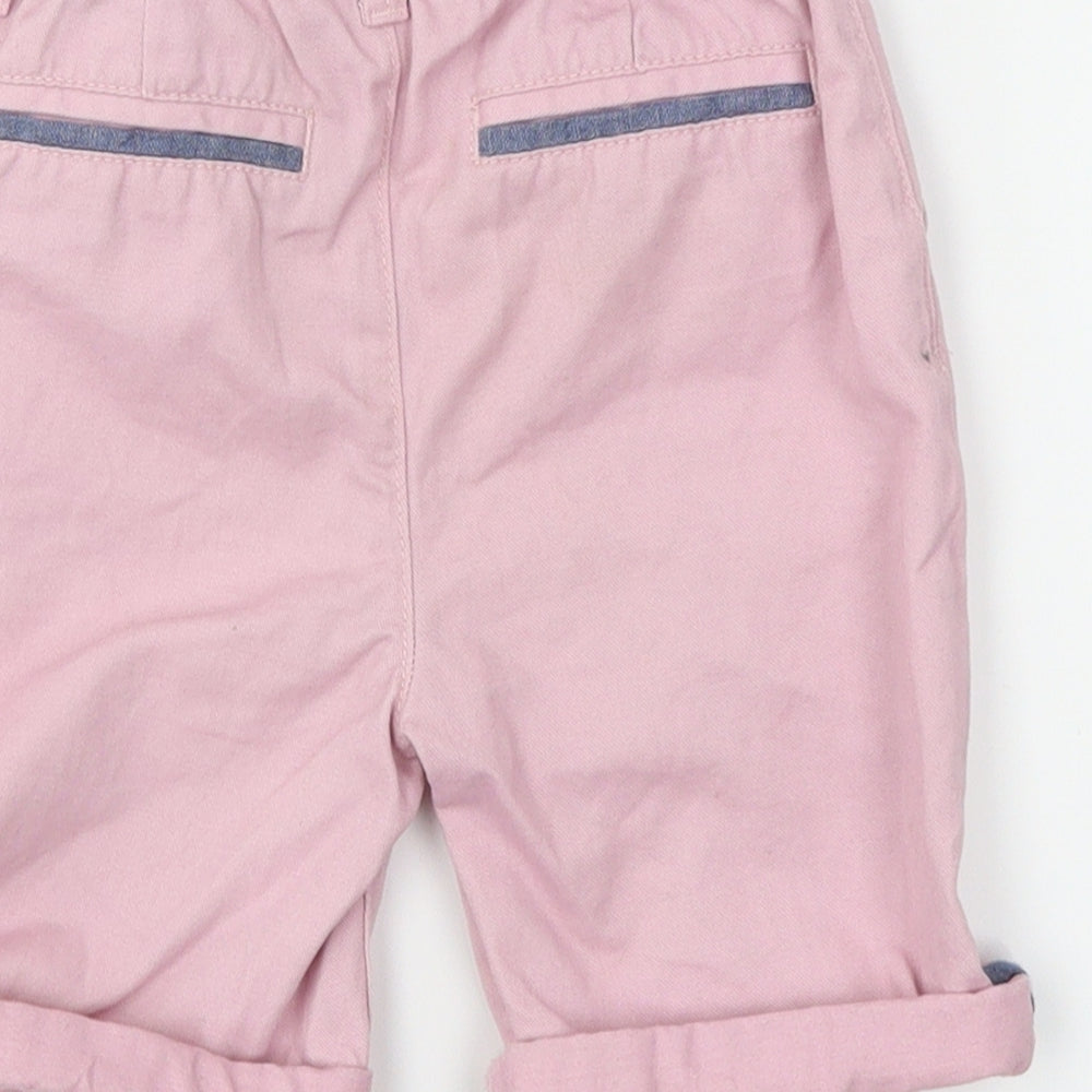 Denim Co Boys Pink  Denim Cargo Shorts Size 2-3 Years