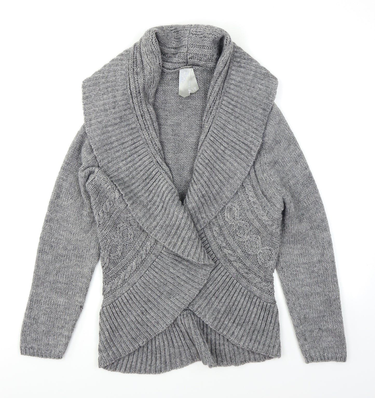 Evie Womens Grey   Cardigan Jumper Size 16
