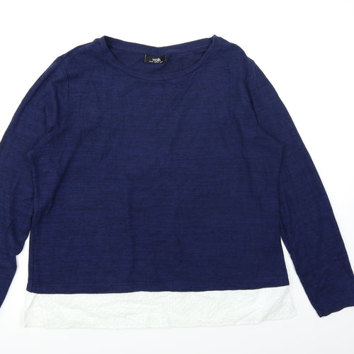 Wallis Womens Blue   Pullover Jumper Size 16