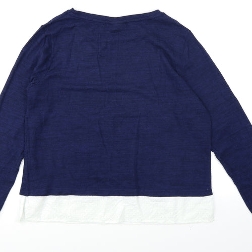 Wallis Womens Blue   Pullover Jumper Size 16