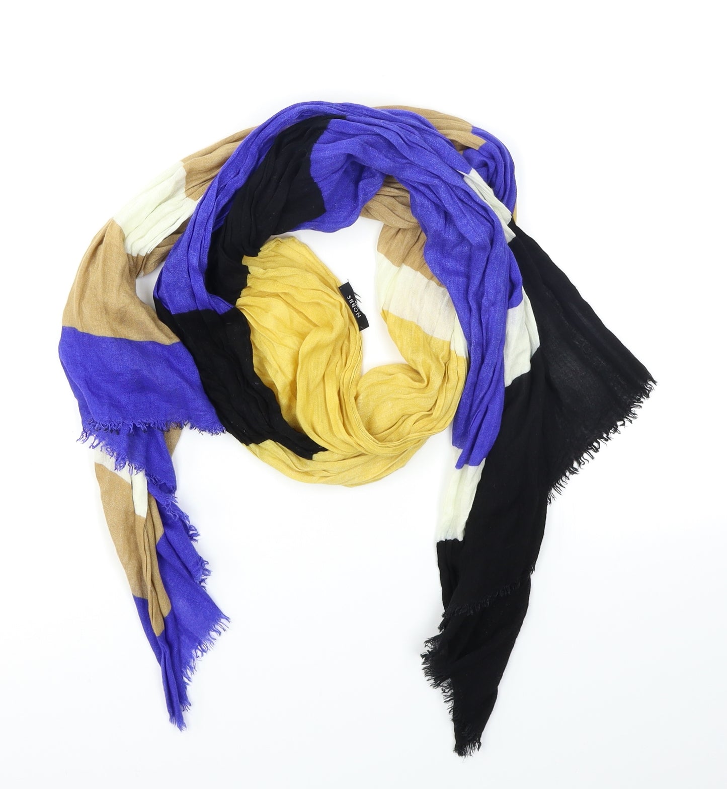 Hobbs Womens Brown Striped   Scarf
