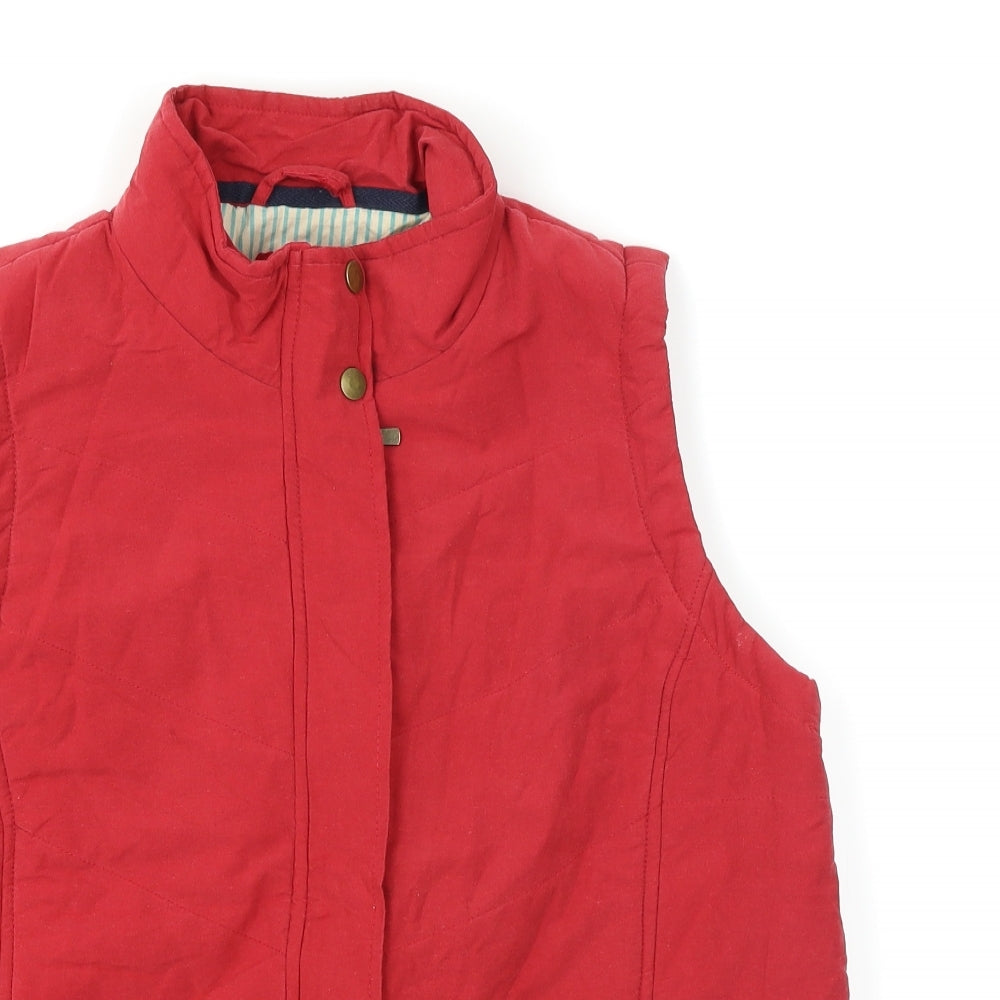 iZ Mens Red   Gilet Coat Size L