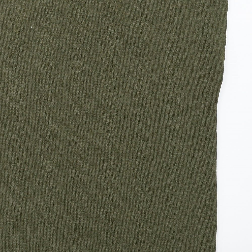 Papaya Womens Green   Basic Polo Size 10