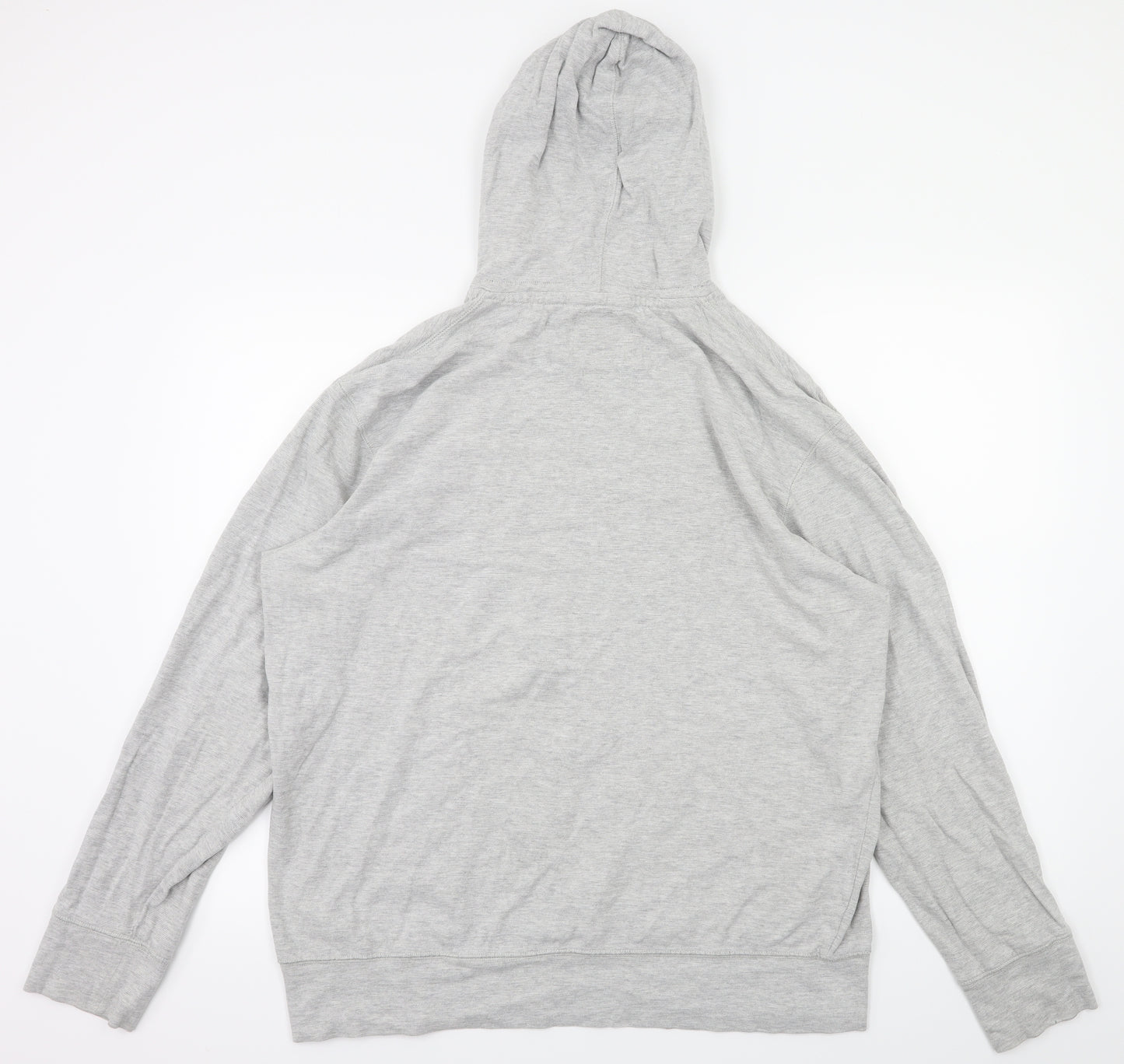 TU Mens Grey   Pullover Hoodie Size L