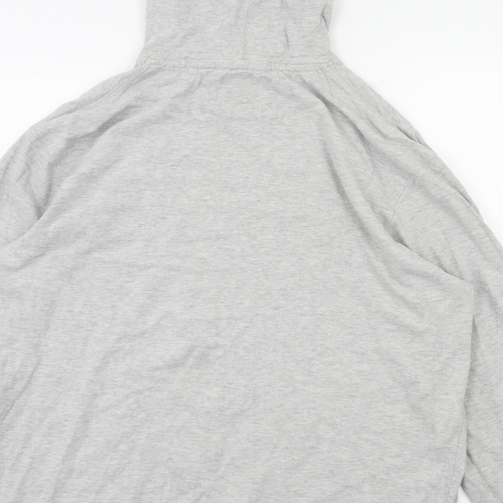 TU Mens Grey   Pullover Hoodie Size L