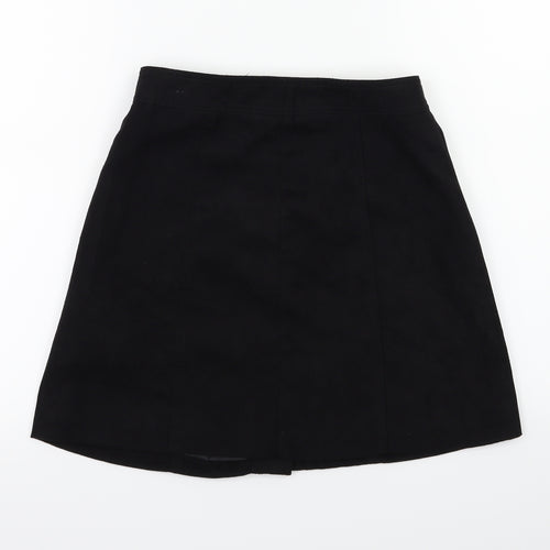 H&M Womens Black   A-Line Skirt Size 8