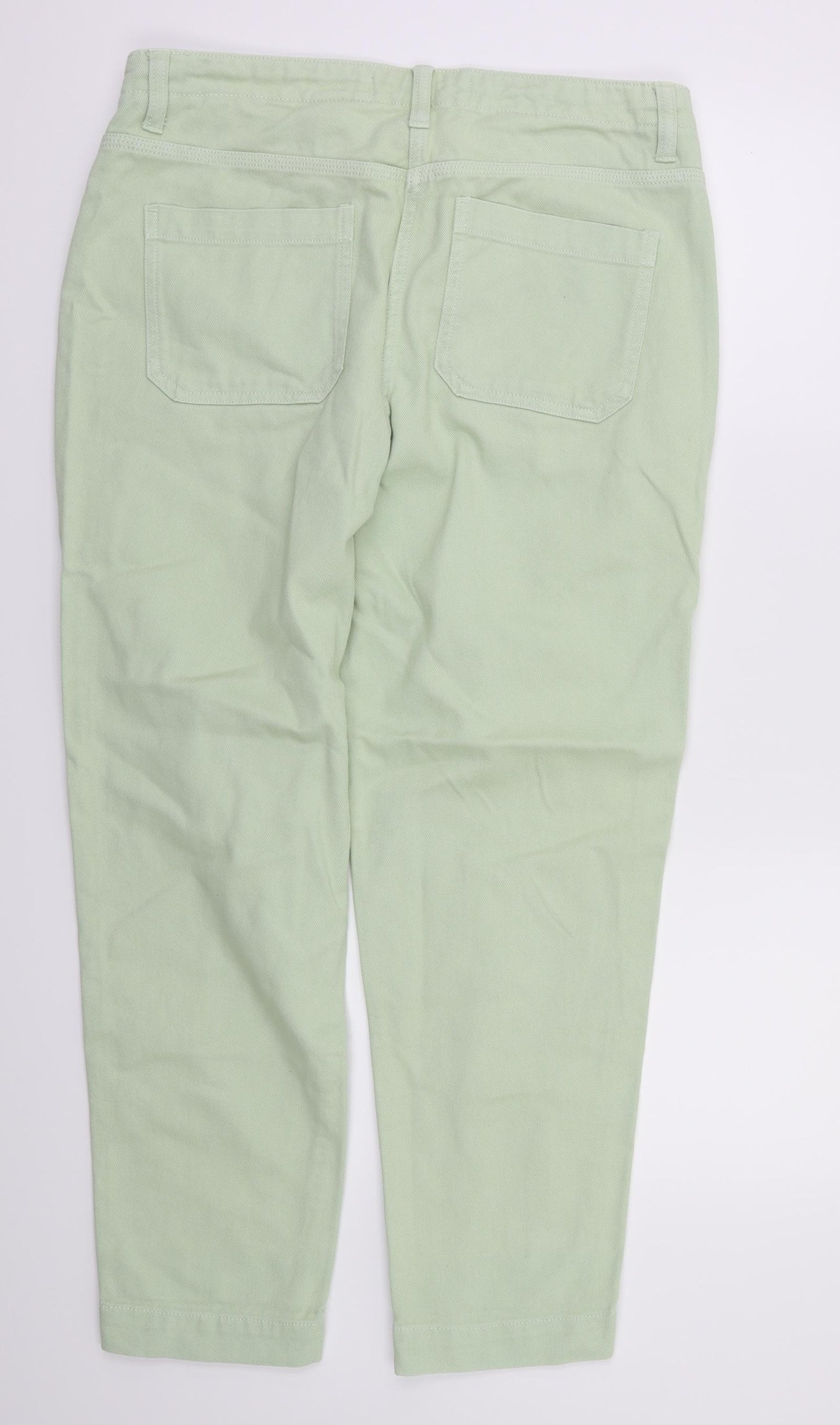 NEXT Womens Green   Straight Jeans Size 12 L28 in