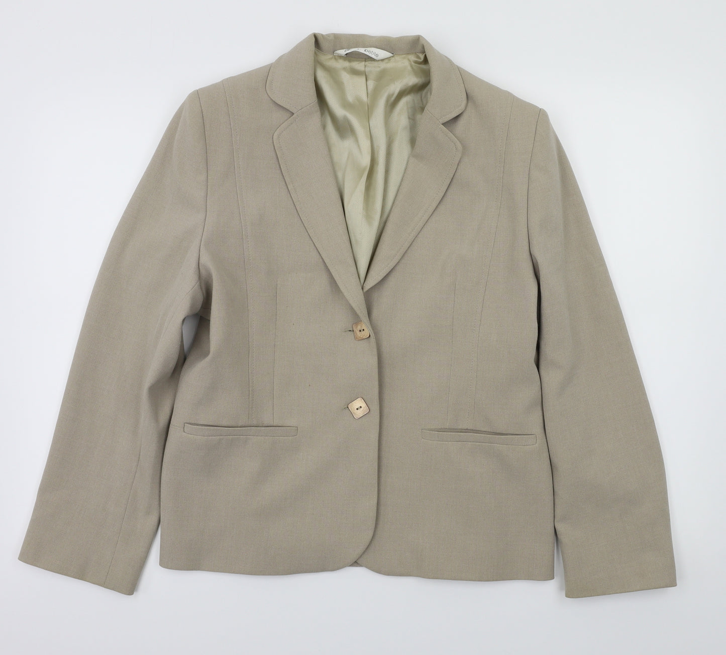 BHS Womens Beige   Jacket Blazer Size 14