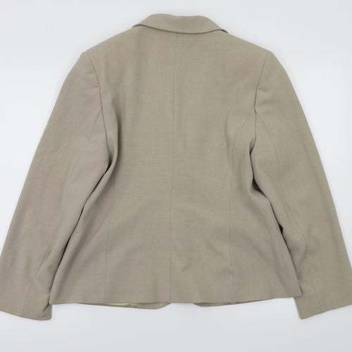 BHS Womens Beige   Jacket Blazer Size 14