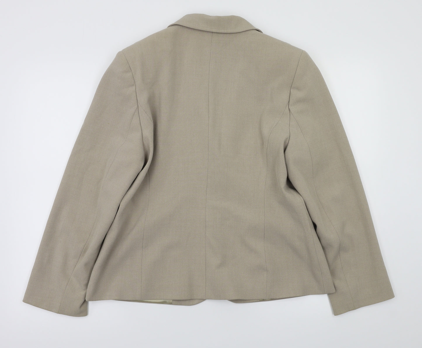 BHS Womens Beige   Jacket Blazer Size 14