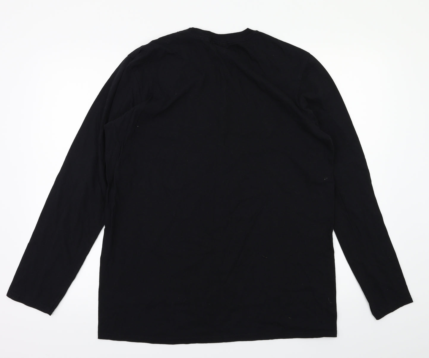 Pretty Little Thing  Womens Black Houndstooth  Basic T-Shirt Size M
