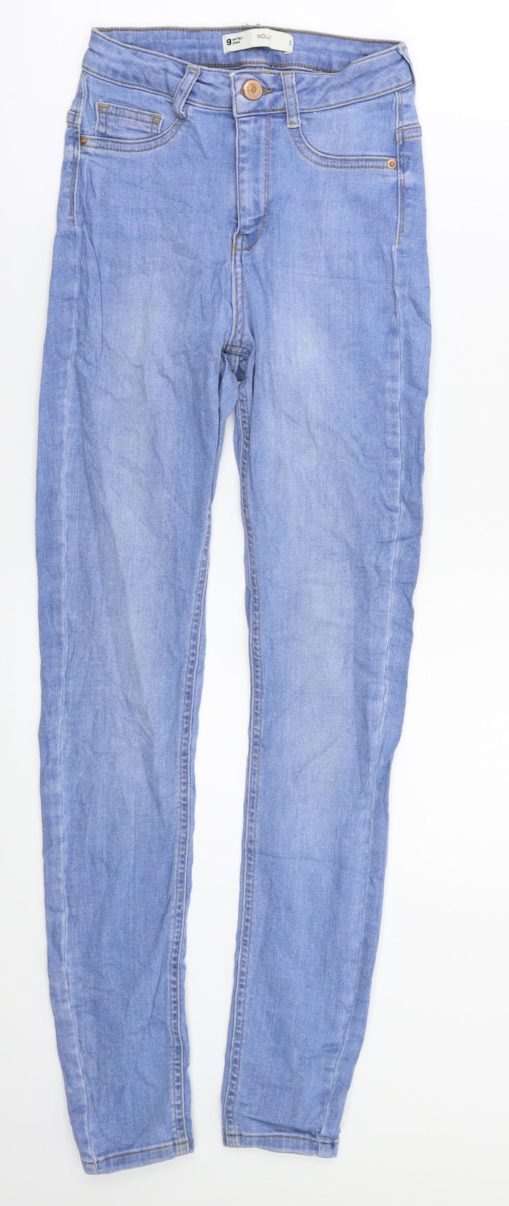 ginatricct Womens Blue Skinny Jeans Size S L28 in