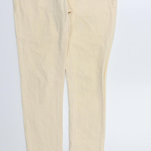 b.young Womens Ivory   Skinny Jeans Size 30 L32 in