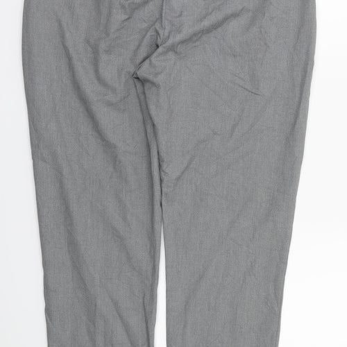 ASOS Womens Grey   Trousers  Size 14 L28 in