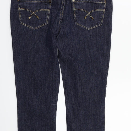 yesyes Womens Blue   Capri Jeans Size 10 L23 in