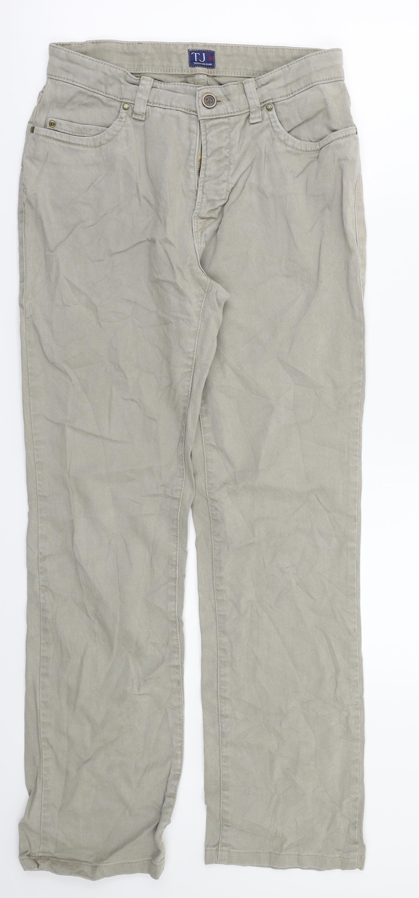 TJ Womens Brown   Straight Jeans Size 27 L29 in