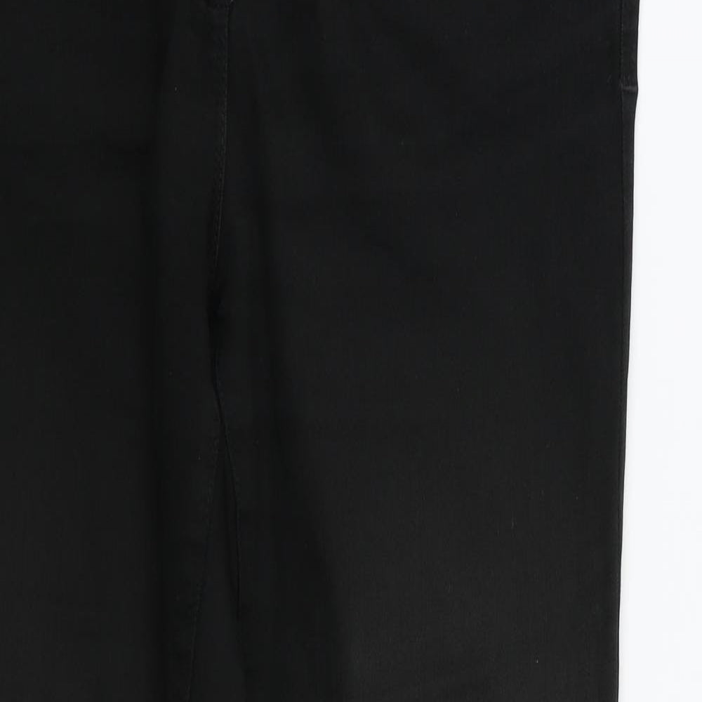 M&S Womens Black   Straight Jeans Size 14 L29 in