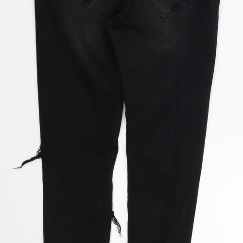 Queen Hearts Womens Black   Skinny Jeans Size M L28 in