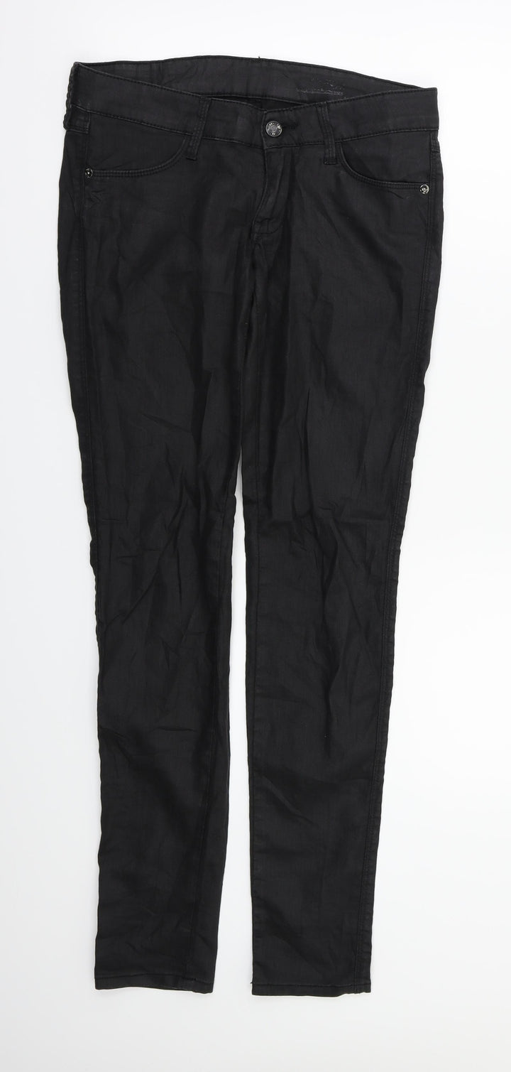 H&M Womens Black Skinny Jeans Size 27 L32 in