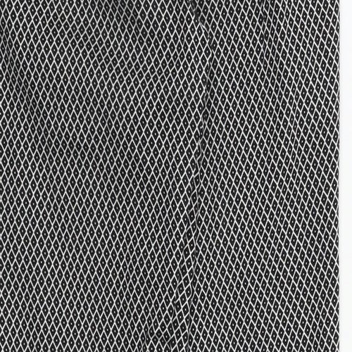 H&M Womens Grey Argyle/Diamond  Sweatpants Trousers Size 6 L27 in