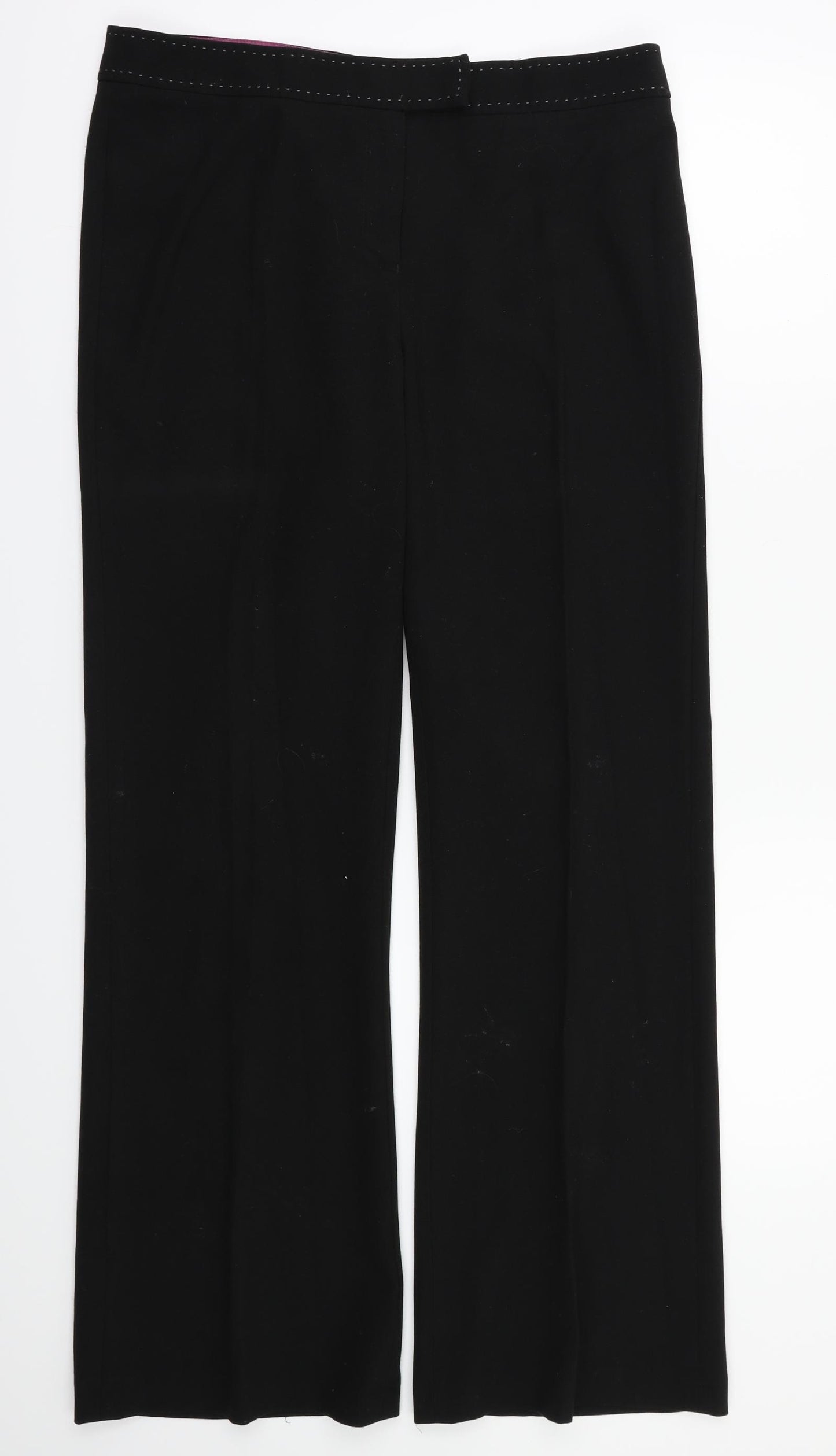 George Womens Black   Trousers  Size 10 L30 in