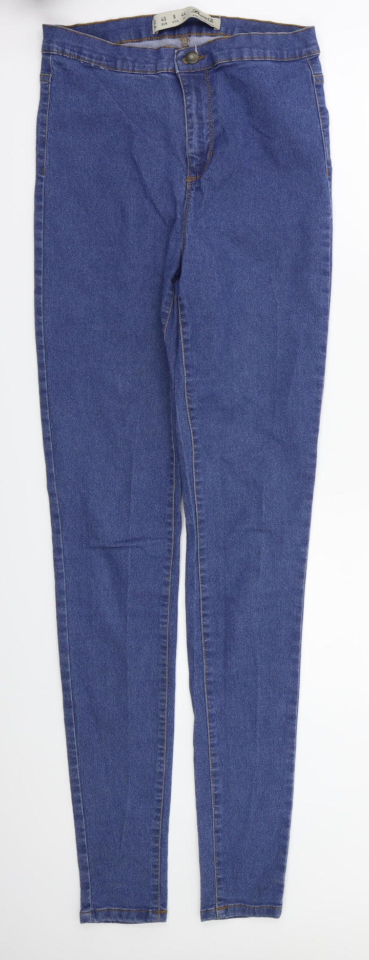 Denim&co Womens Blue Skinny Jeans Size 12 L32 in