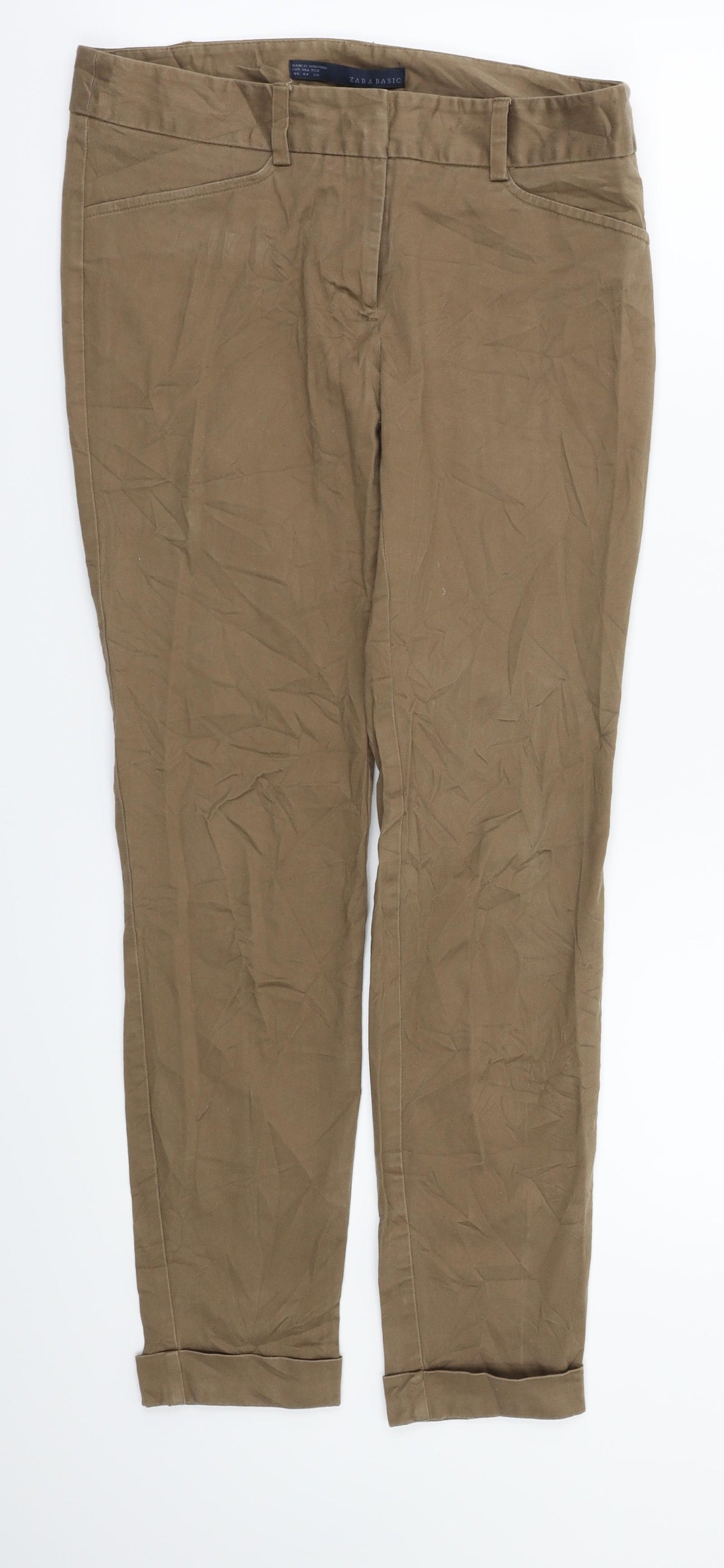 Zara Womens Brown   Sweatpants Trousers Size 30 in L27 in