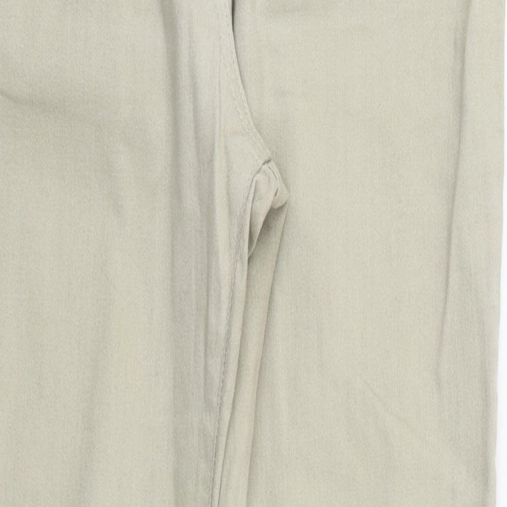 M&S Womens Beige   Straight Jeans Size 12 L30 in