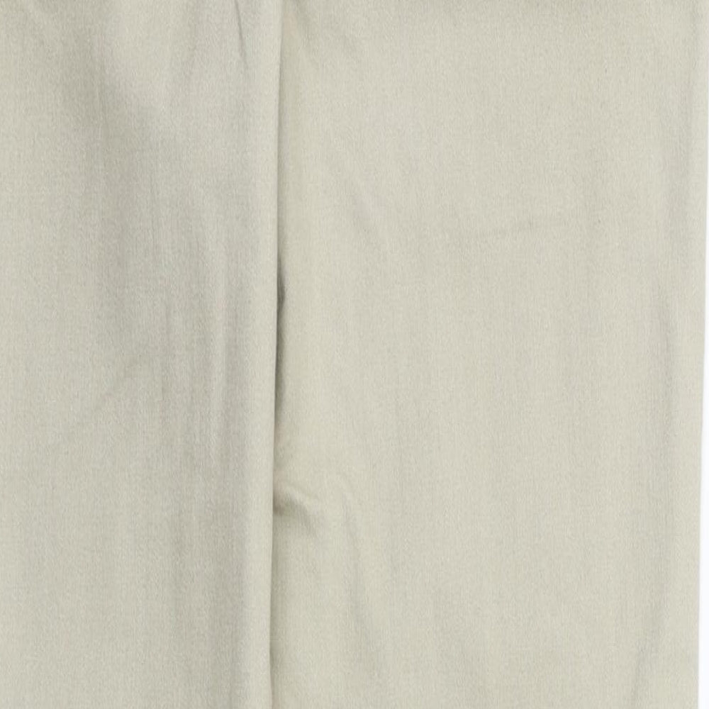 M&S Womens Beige   Straight Jeans Size 12 L30 in