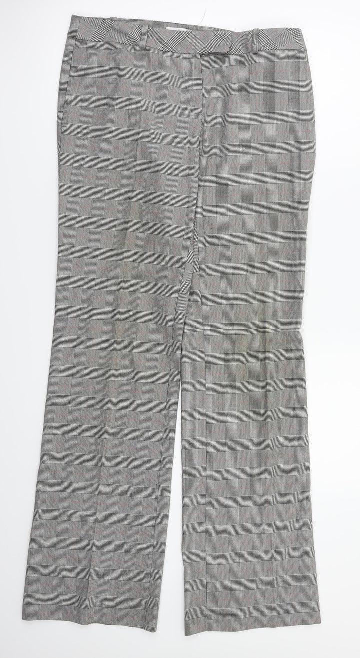 PROMOD  Womens Green Check  Sweatpants Trousers Size 30 in L32.5 in