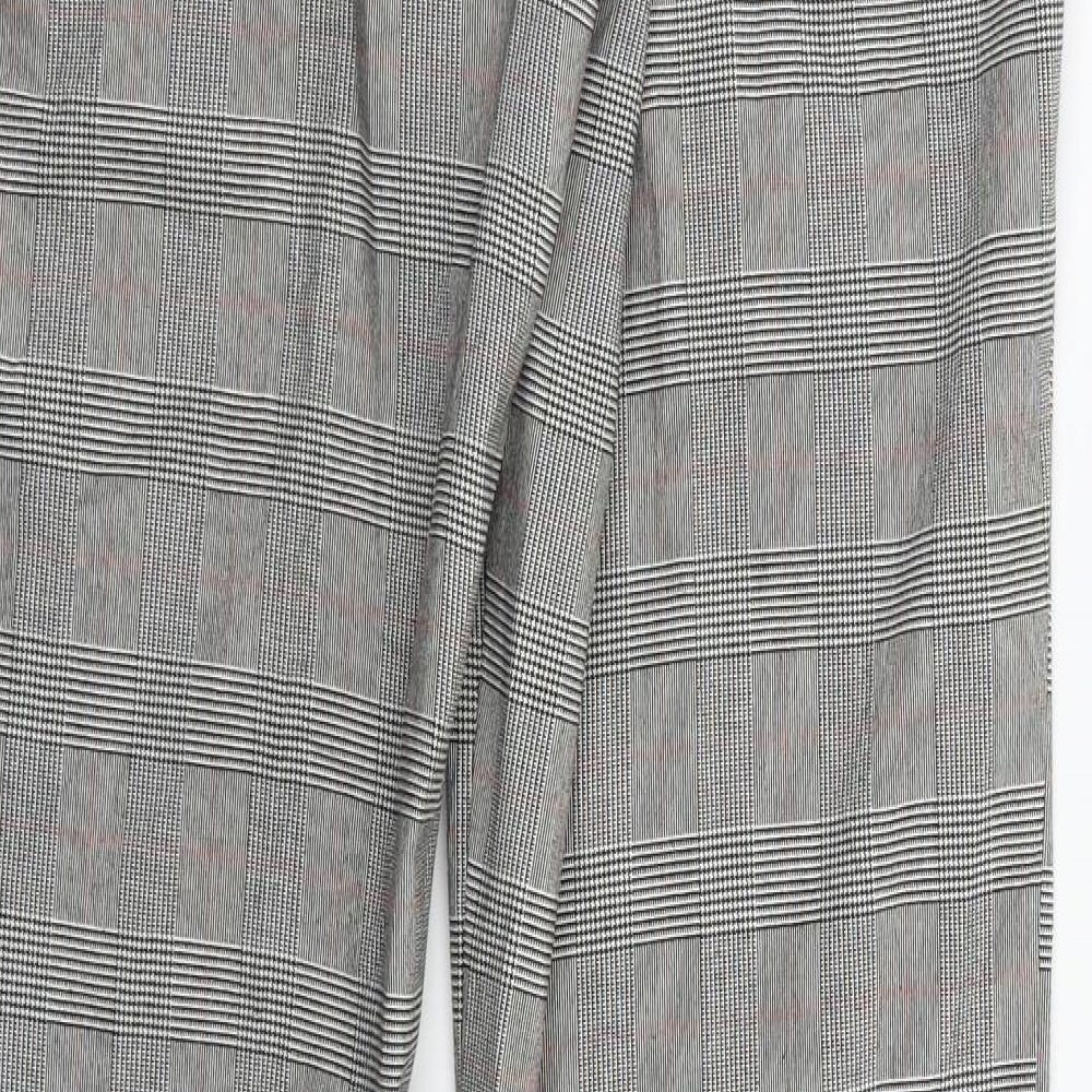 PROMOD  Womens Green Check  Sweatpants Trousers Size 30 in L32.5 in