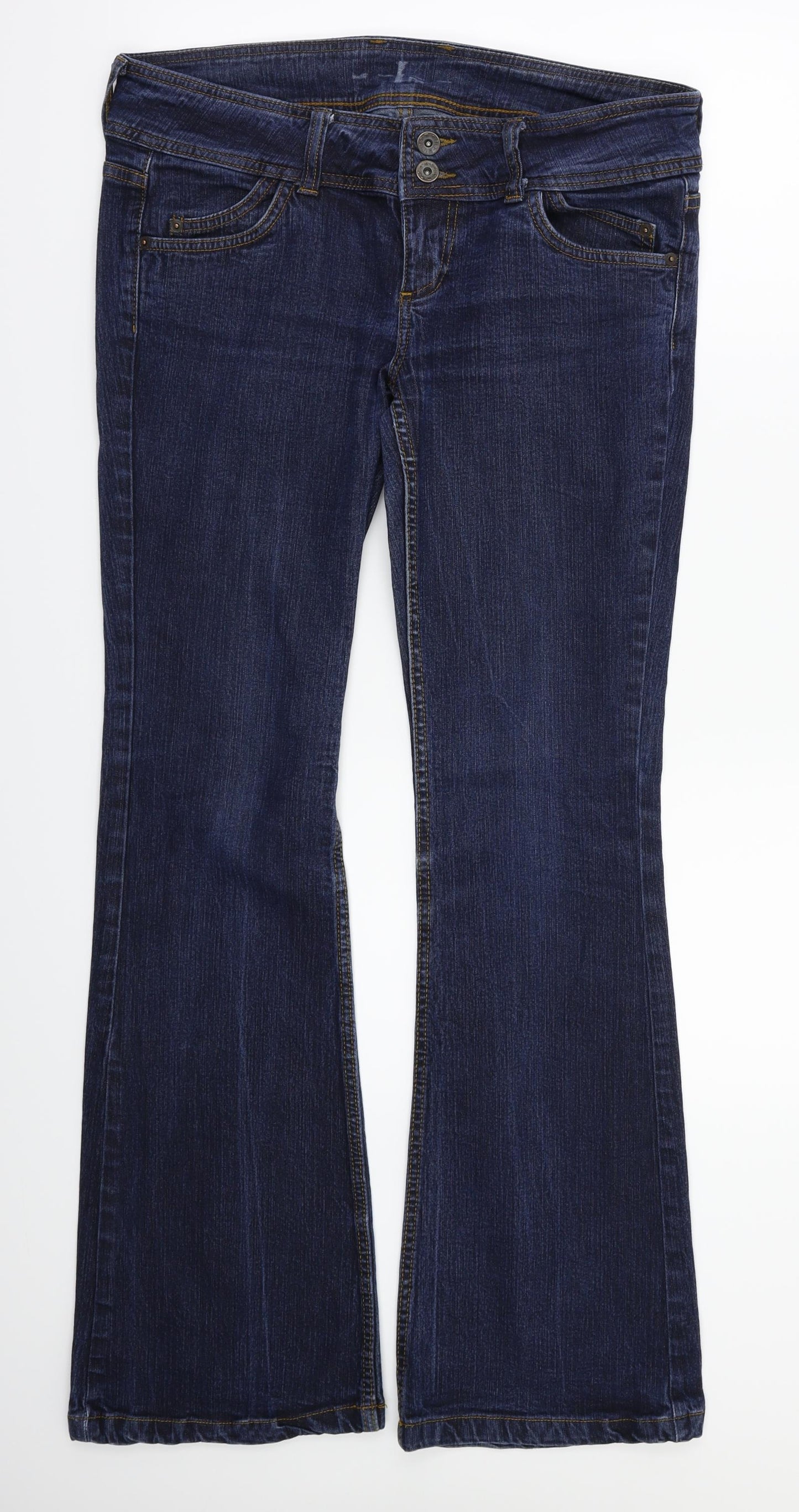 Preworn Womens Blue   Straight Jeans Size 32 L34 in