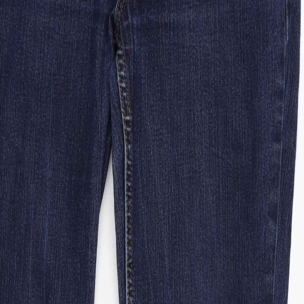 Preworn Womens Blue   Straight Jeans Size 32 L34 in
