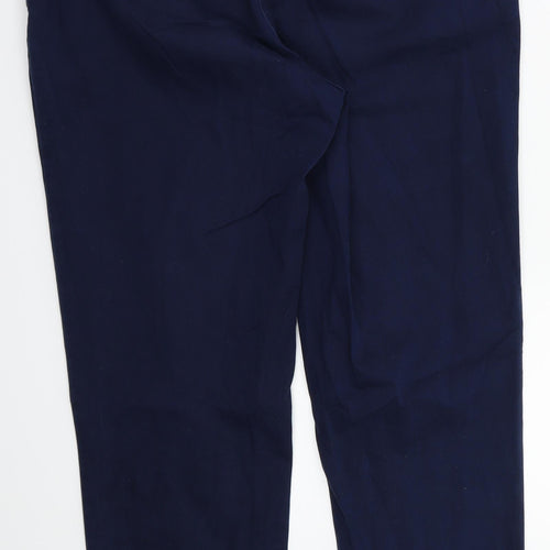 NEXT Womens Blue   Chino Trousers Size 12 L28 in