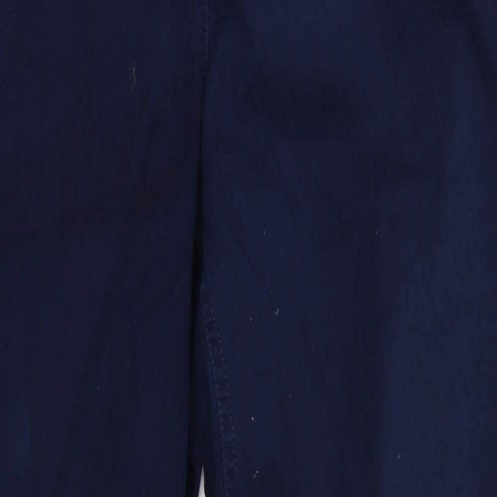NEXT Womens Blue   Chino Trousers Size 12 L28 in