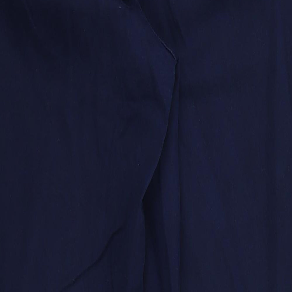 NEXT Womens Blue   Chino Trousers Size 12 L28 in