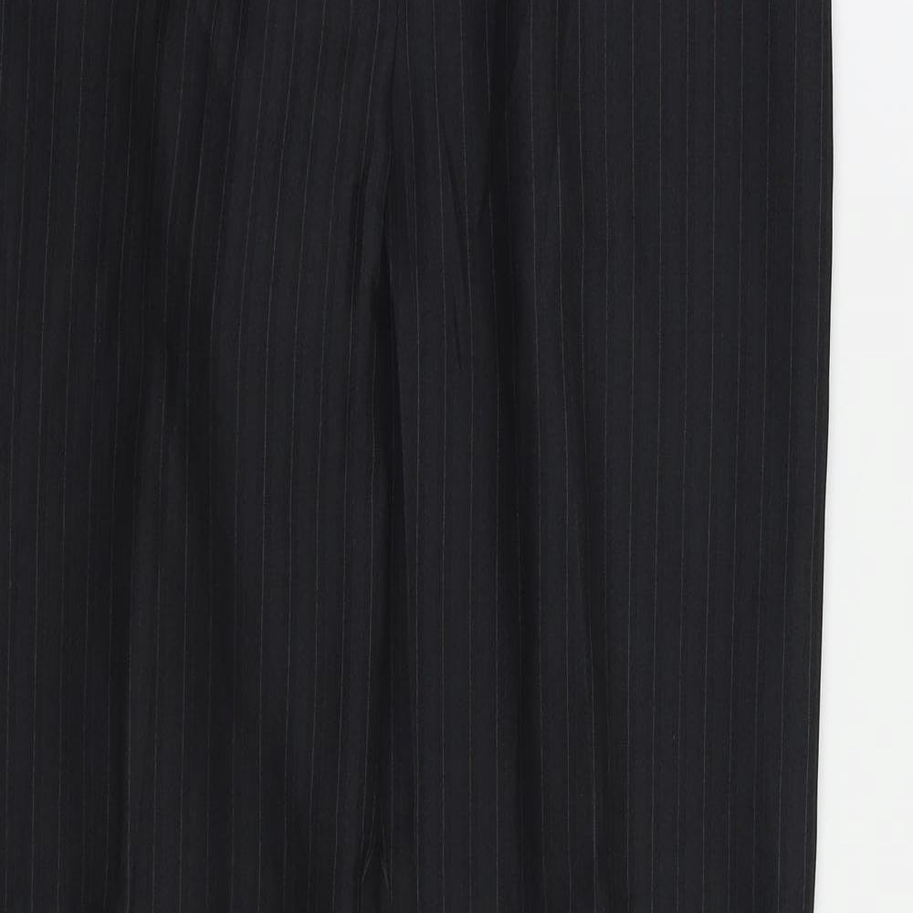 George Womens Grey Striped  Trousers  Size 10 L29 in