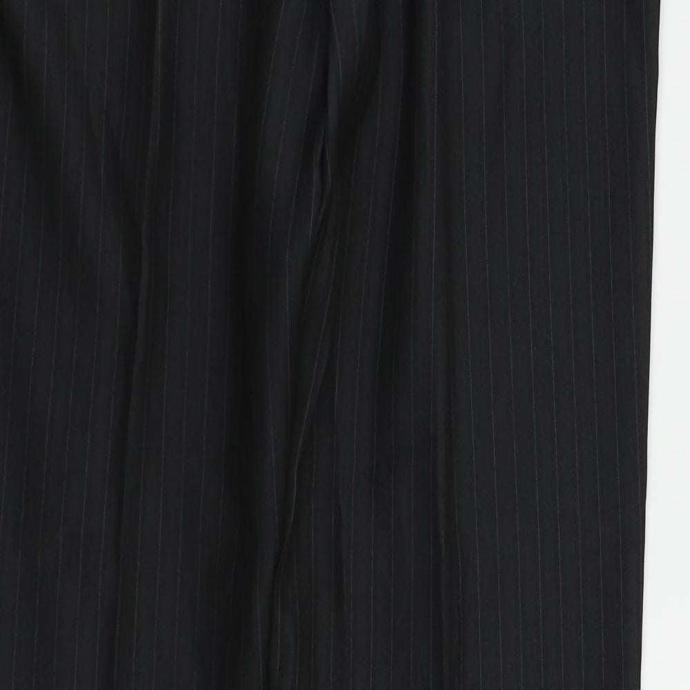 George Womens Grey Striped  Trousers  Size 10 L29 in