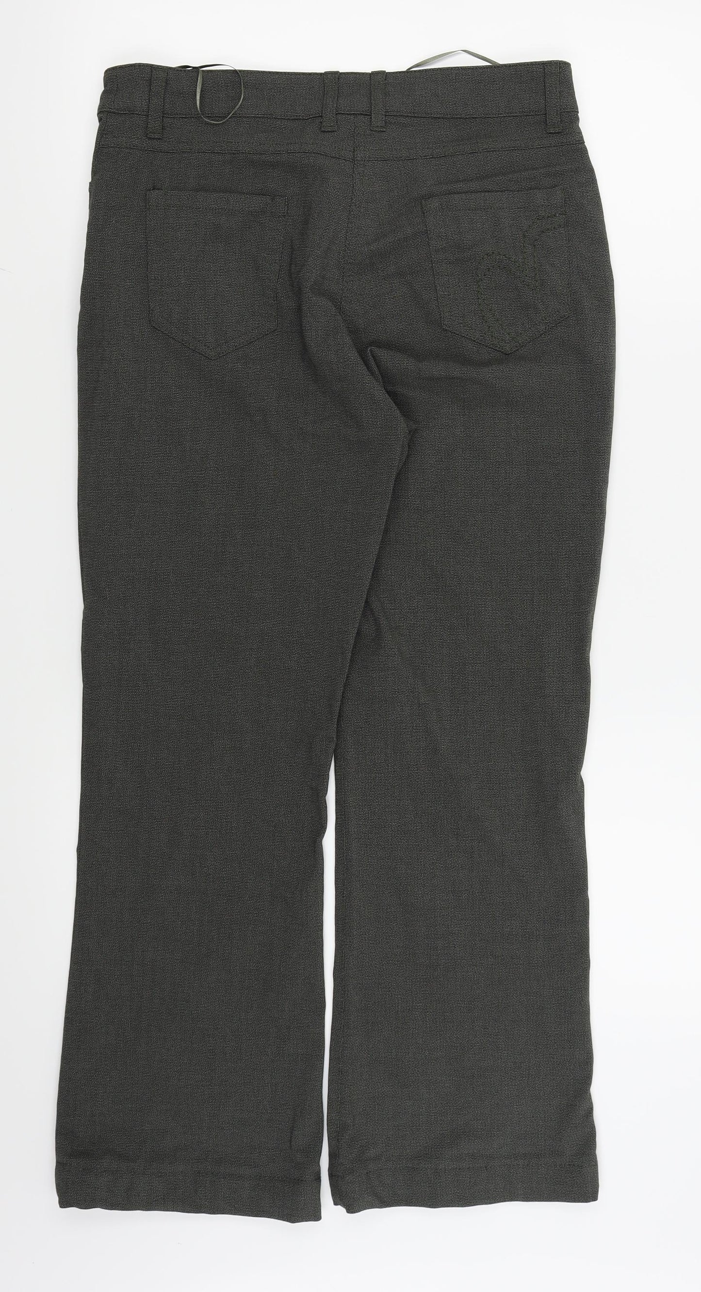 Per Una Womens Green   Trousers  Size 12 L25 in