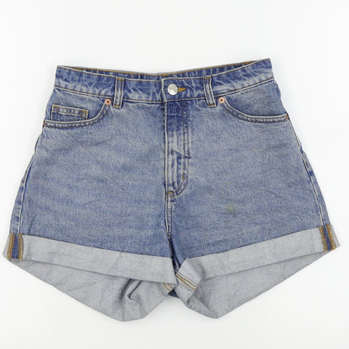 Monkl Womens Blue   Hot Pants Shorts Size 26 in