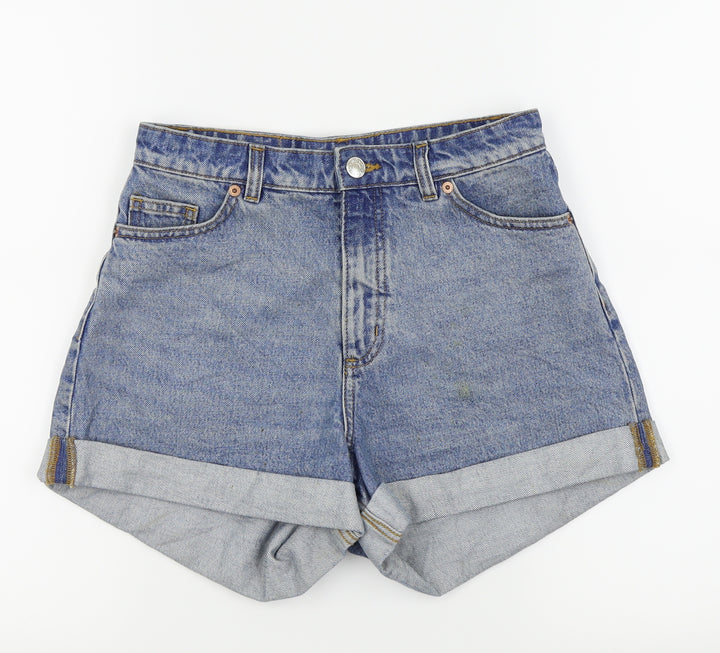 Monkl Womens Blue Hot Pants Shorts Size 26 in