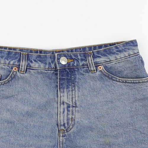 Monkl Womens Blue   Hot Pants Shorts Size 26 in