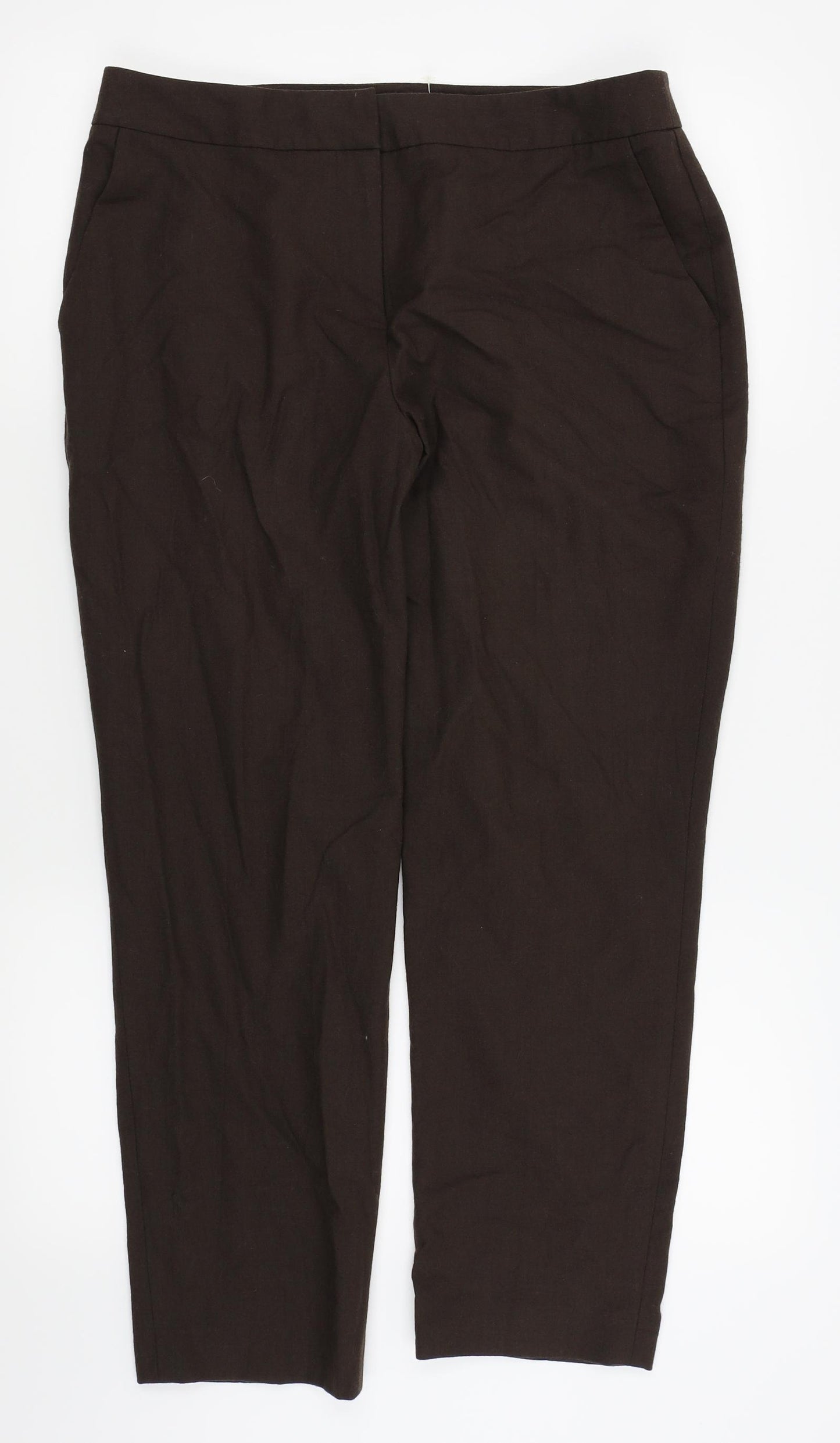Hobbs Womens Brown   Trousers  Size 14 L26 in