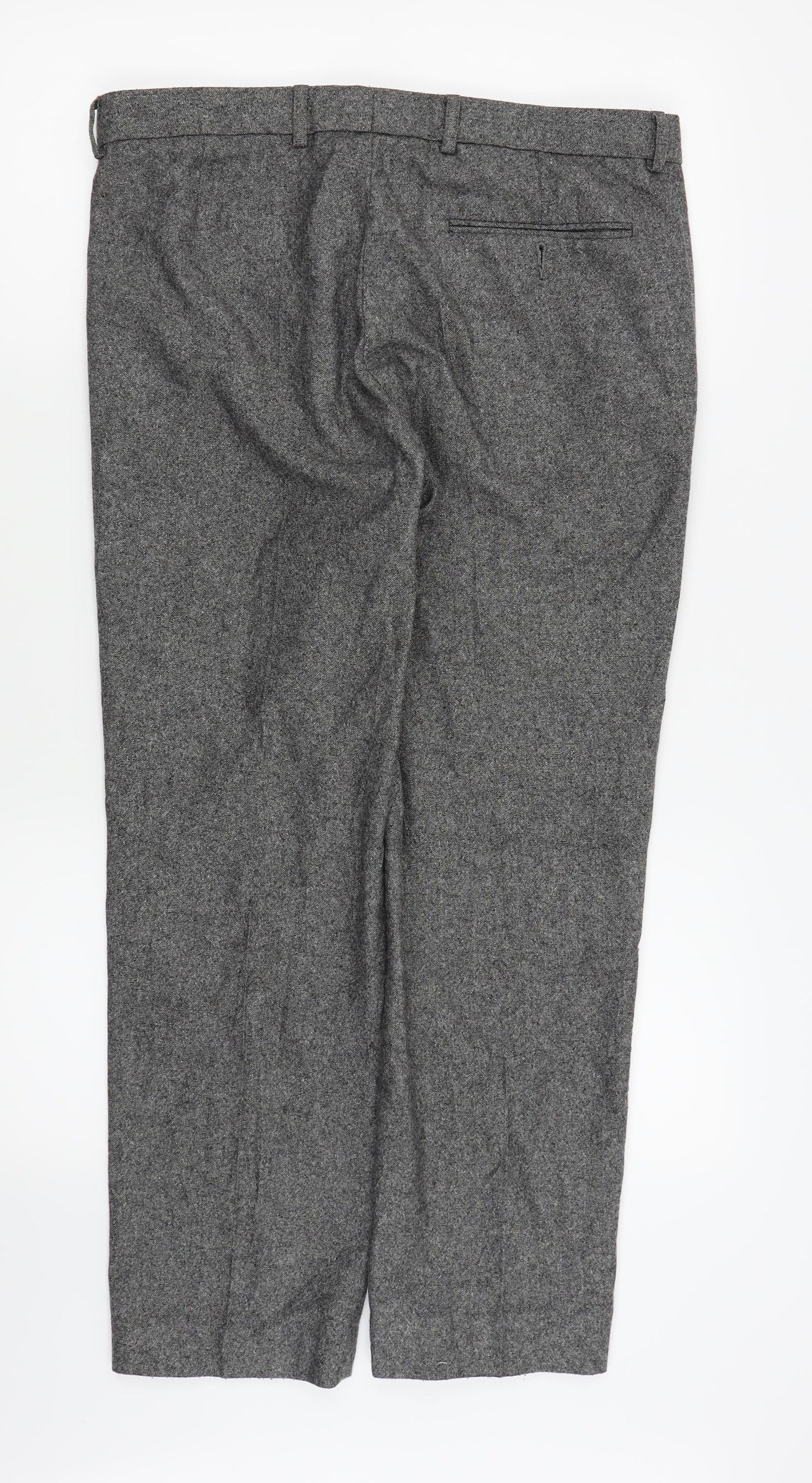 M&S Mens Grey   Trousers  Size 34 in L29 in